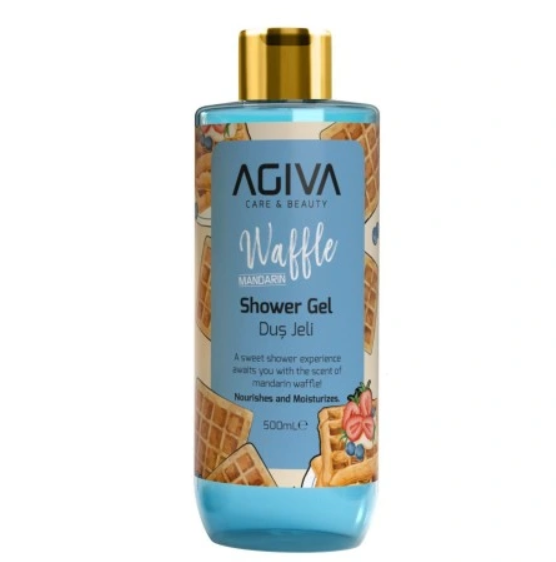 ŻEL POD PRYSZNIC O ZAPACHU MANDARYNKOWEGO WAFELKA 500ML